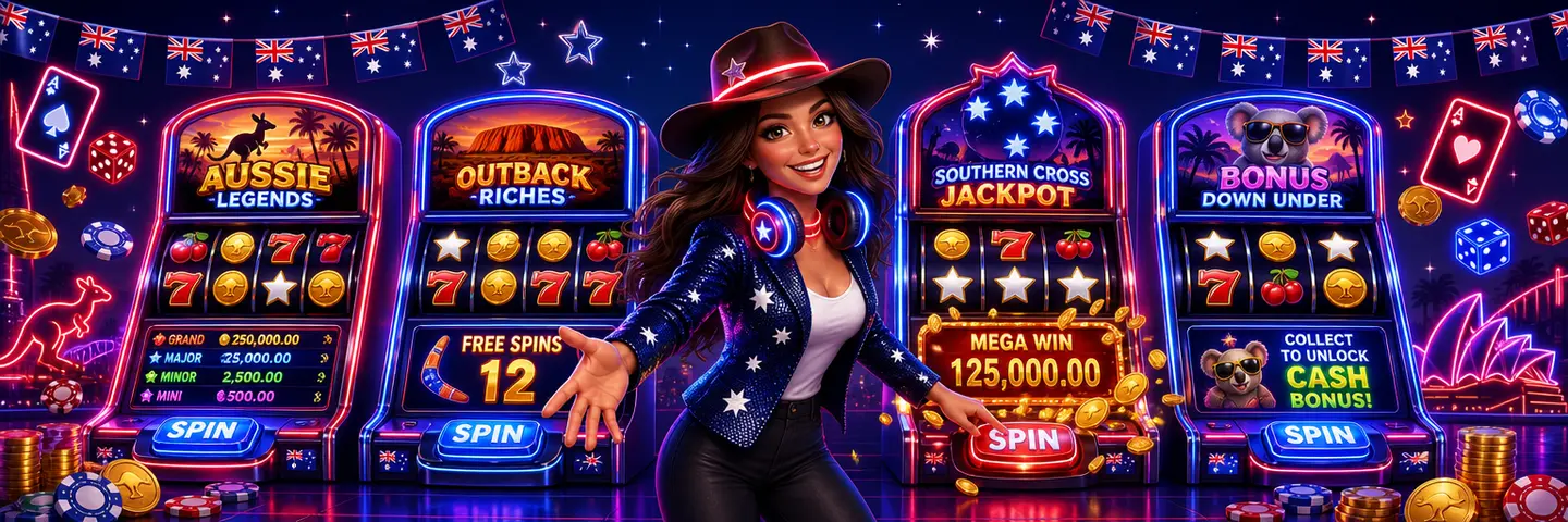 Online pokies lobby at Slotrave Casino Australia